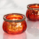 Стеклянный подсвечник South Pirineos 9 см рубиновый