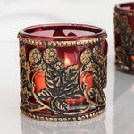 Стеклянный подсвечник Dinafeola Fiore 6 см