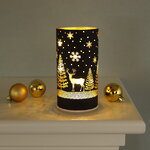 Декоративный светильник Blackwood Deer 15 см, теплые белые LED лампы, на батарейках