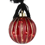 Декоративный подвесной светильник Шар Maniago 10 см, 10 теплых белых LED ламп, на батарейках