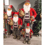 Большой Норвежский Санта с подарками и колокольчиком 155 см