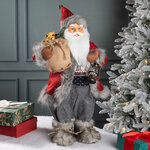 Норвежский Санта с подарками и фонариком 60 см