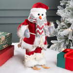 Фигура под елку Норвежский Снеговик Флоренц на лыжах 30 см