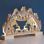 Новогодний светильник Горка Latimer - Garv 41*27 см, 10 теплых белых LED ламп, на батарейках