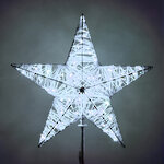 Светодиодная макушка Кремлевская Звезда 150 см холодная белая
