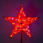 Светодиодная макушка Кремлевская Звезда 250 см красная