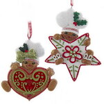 Набор елочных игрушек Малыши Кондитеры: Gingerbread Whirl 9 см, 2 шт, подвеска