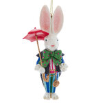 Елочная игрушка Белый Кролик - Magique de Alice 13 см