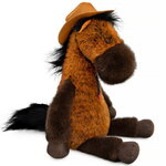 Мягкая игрушка Конь Герард в шляпе 33 см