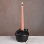 Керамический подсвечник Tobizina 8 см черный