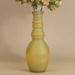 Стеклянная ваза Леди Батори 30 см, песочная