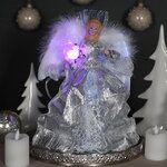 Светящаяся фигура Ангел Камелия 30 см, с разноцветной подсветкой
