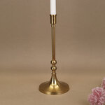 Декоративный подсвечник для 1 свечи Лиабрен 31 см золотой