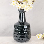Керамическая ваза Дорнас 33 см темно-зеленая