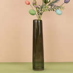 Стеклянная ваза Рейфгвино 31 см темно-зеленая