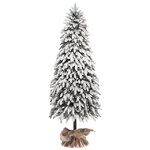 Искусственная елка на ножке Иветта заснеженная 210 см, ЛИТАЯ 100%