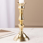 Декоративный подсвечник на 1 свечу Юхан 18 см, золотой