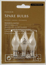 Лампы для гирлянды Гигантские оплавленные свечи (арт 490834), 3 шт