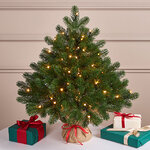 Настольная елка с лампочками Королева Леса 60 см в мешочке, ЛИТАЯ 100%
