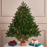 Настольная елка с лампочками Королева Леса 90 см в мешочке, ЛИТАЯ 100%