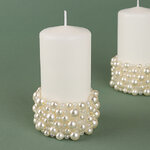 Украшение для свечи Joyeria de Perlas 7 см, жемчужный