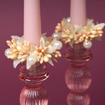 Венок для свечи Pearl Berry 8 см