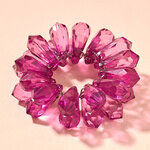 Украшение для свечи Crystal Pink 5 см