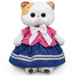 Мягкая игрушка Кошечка Ли-Ли в жакете с бантом и юбке 27 см