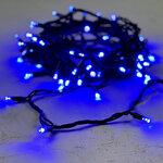 Уличная гирлянда Laitcom Legoled 75 синих LED ламп 10 м, черный КАУЧУК, соединяемая, IP65