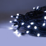 Уличная гирлянда Legoled 75 холодных белых LED ламп 10 м черный КАУЧУК, соединяемая, IP44
