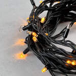 Уличная гирлянда Legoled 75 желтых LED ламп 10 м, мерцание 100%, черный КАУЧУК, соединяемая, IP44