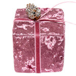 Елочное украшение Подарок Розмари 6 см розовый, подвеска