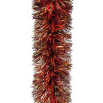 Мишура Принцесса 2 м*125 мм красная с золотым