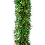 Мишура Принцесса 2 м*125 мм зеленая с золотым