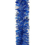 Мишура Морозко 2 м*95 мм синяя с серебряным