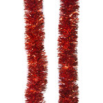 Мишура Праздничная 2 м*50 мм красная