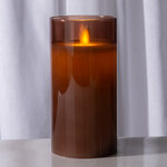 Светодиодная свеча в колбе Mosala - Amber 15 см, на батарейках