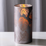 Светодиодная свеча в стакане Gambetta 15 см, на батарейках