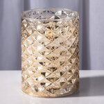 Подсвечник с LED свечой Джустино 11 см на батарейках