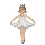 Елочная игрушка Юная балерина-принцесса Клара 13 см, подвеска