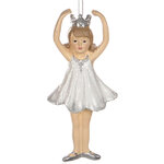 Елочная игрушка Юная балерина-принцесса Лира 13 см, подвеска