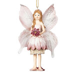 Елочная игрушка Фея-бабочка Вайлет 11 см, подвеска