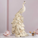 Декоративная фигура Пава Кремона Делевинь 31 см