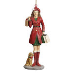 Елочная игрушка Леди Маргарет - Christmas Shopping 13 см, подвеска