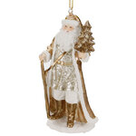 Елочная игрушка Санта-Клаус из Эдинбурга с бронзовой елочкой 11 см