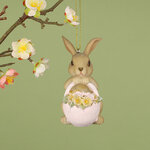 Подвесное украшение Цветочный Кролик Марго 9 см