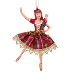 Елочная игрушка Балерина Клара с Щелкунчиком - Пируэт Восторга 13 см
