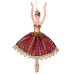 Елочная игрушка Балерина Сильфида - Scottish Symphony 18 см