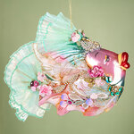 Коллекционная стеклянная елочная игрушка Рыбка Rosa - Jewel of the Sea 20 см