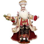 Коллекционная кукла Санта-Шеф - Праздничное Бельканто 67 см